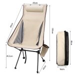 Chaises pliantes ultralégères en alliage d'aluminium, pour activités extérieures, pêche, pique - nique, ... Chaises pliantes ultralégères en alliage d'aluminium, pour activités extérieures, pêche, pique - nique, ...