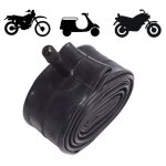 Chambre a air - universel - 18 pouces - compatible scooter / moto - valve schrader - caoutchouc