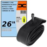 Chambre a air velo 26 x 1, 50 - 2, 00 (40 / 54 - 559) valve schrader 45mm vtt route Chambre a air velo 26 x 1, 50 - 2, 00 (40 / 54 - 559) valve schrader 45mm vtt route