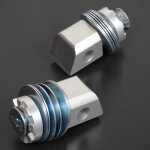 Chape de repose pied mfw pour moto kawasaki 500 er5 1997 a 2004 cra716986 / 51050200 neuf