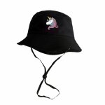Chapeau bob licorne pour filles, chapeaux, accessoires, chapeau de pche au soleil d't pour enfants, ...