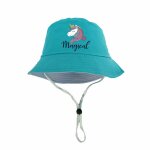 Chapeau bob licorne pour filles, chapeaux, accessoires, chapeau de pche au soleil d't pour enfants, ...