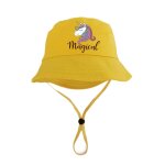 Chapeau bob licorne pour filles, chapeaux, accessoires, chapeau de pche au soleil d't pour enfants, ...