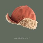 Chapeau de bombardier en laine d'agneau pour femme, chapeau de pilote, casquette de baseball pour la ...