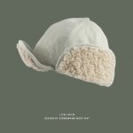 Chapeau de bombardier en laine d'agneau pour femme, chapeau de pilote, casquette de baseball pour la ...