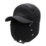 Chapeau de bombardier thermique pour hommes et femmes, cagoule de protection des oreilles, casquette ...