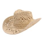 Chapeau de cowboy western fait main pour hommes et femmes, casquette de jazz pour dames, chapeau de plage ... Chapeau de cowboy western fait main pour hommes et femmes, casquette de jazz pour dames, chapeau de plage ...