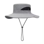 Chapeau pour homme femme anti uv de randonn�e - couleur gris clair