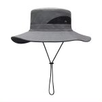 Chapeau pour homme femme anti uv de randonn�e - couleur gris fonc�