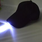 Chapeau de lampe de poche unisexe casquette de baseball avec lampe frontale lumineuse led ligh