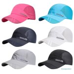 Chapeau en maille pour hommes et femmes, visi�re a s�chage rapide pour sports de plein air, course, baseball ...