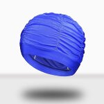Chapeau de natation a cheveux longs unisexe, 1 pice, mode, turban en nylon elastique, couleur pure