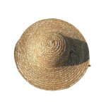 Chapeau de pcheur chinois rtro en rotin, chapeau de paille fait a la main, seau de pluie, casquette ...