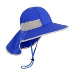 Chapeau de pcheur en coton imprim pour bb, casquette de soleil panama, couleur unie, printemps automne ...