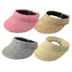 Chapeau de paille ajustable pour femmes, casquette de sport, de plein air, vacances, voyage, escalade, ...