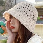 Chapeau de paille polyvalent pour femmes, casquette de pche de plage, d't et d'automne, respirant, ...