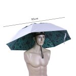 Chapeau parapluie de plein air pliable, casquette de p�che anti - pluie anti - uv, portable voyage randonn�e ...