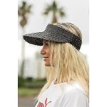 Chapeau pare - soleil pour femme, chapeau de plage en paille a large bord pour l't, le camping et la ...