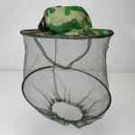 Chapeau de pche en camouflage, casquette de prvention contre les abeilles et les insectes, filet anti ...