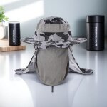 Chapeau de pêche de camouflage, protection solaire d'extérieur, large bord, respirant, confortable, anti ... Chapeau de pêche de camouflage, protection solaire d'extérieur, large bord, respirant, confortable, anti ...