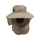 Chapeau de pêcheur en plein air, seau a large bord avec couvre - cou pour hommes, maille respirante, ... Chapeau de pêcheur en plein air, seau a large bord avec couvre - cou pour hommes, maille respirante, ...