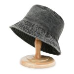 Chapeau de pcheur en denim dlav, casquette de pcheur en coton a large bord, protection solaire d'extrieur ...