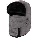 Chapeau de pilote rembourr� - gris avec masque coupe - vent, chapeau de cavalier unisexe pour la chasse ...