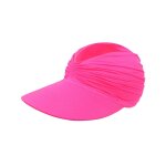 Chapeau de plage d't rose grand visire chapeaux de soleil pour femme protection uv extrieure ...
