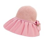 Chapeau de poisson suffolk pour femme, casquette de protection solaire, grand avant - toit, petit visage, ...