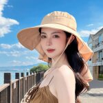 Chapeau de protection solaire d'extrieur pour femmes, chapeau de protection du cou anti uv, randonne ...