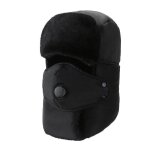 Chapeau russe unisexe a oreillettes pour hommes et femmes, bombardier trared, chaud, epais, ski, fausse ...