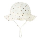 Chapeau seau en coton pour enfants de 3 a 12 mois, couvre - chef d'extrieur imprim pour garons et ...