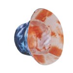 Chapeau seau en coton a large bord pour femmes, pliable, a la mode, pour se prot�ger du soleil, teint�, ...