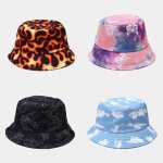 Chapeau seau de flamme de nuages de ciel bleu pour hommes et femmes, chapeau de pcheur hip hop, bob ...