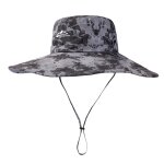 Chapeaux seau a large bord et a grande visire pour hommes, chapeau de protection contre la pluie et ...