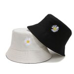Chapeau seau unisexe double face harajuku, casquette de pche en plein air pour femmes et hommes, chapeaux ...