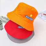 Chapeau seau unisexe avec lettres, casquette de pcheur, casquette de soleil d't, panama, chapeau de ...