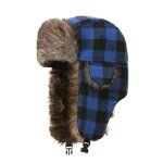 Chapeau de ski impermable pour homme, deux documents, laine, plaid, lei feng, extrieur, trared happator ...