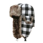 Chapeau de ski impermable pour homme, deux documents, laine, plaid, lei feng, extrieur, trared happator ...