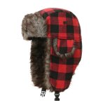 Chapeau de ski impermable pour homme, deux documents, laine, plaid, lei feng, extrieur, trared happator ...