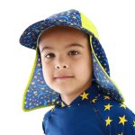 Chapeau de soleil d't pour bb, casquette de plage, anti - ultraviolets, bord large, accessoires de ...