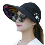 Chapeaux de soleil pour femmes, visi�re, de p�cheur, de plage, protection uv, casquette d'�t� d�contract�e, ...