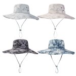 Chapeaux de soleil pour hommes, seau, d�contract�, pour la p�che, l'alpinisme, chapeau de p�cheur, noir, ...