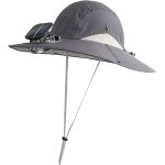 Chapeau de soleil a large bord avec ventilateur solaire, bob pour la pche et la plage en plein air, ...