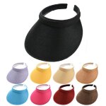 Chapeau de soleil de voyage en plein air pour femmes, chapeau de plage, de pche, haut vide, dcontract, ...