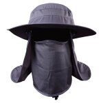 Chapeau de sport de plein air, de voyage, de p�che, a s�chage rapide, couverture compl�te de protection ...