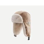 Chapeau trared trooper happator en mlange de laine, oreillettes, ushanka esquimau, russe, chaud, peluche, ...