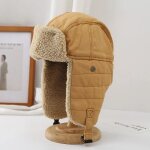 Chapeau trared trooper happator en mlange de laine, oreillettes, ushanka esquimau, russe, chaud, peluche, ...