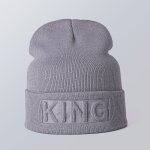 Chapeau tricoté chaud pour homme et femme, style décontracté, couleur unie, king ou queen, mode hip hop, ... Chapeau tricoté chaud pour homme et femme, style décontracté, couleur unie, king ou queen, mode hip hop, ...