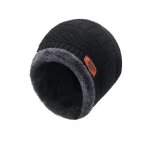 Chapeau de velours en tricot pour hommes et femmes, echarpe smile, bonnet d'quitation en plein air, ...